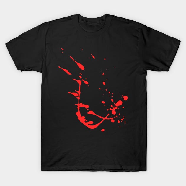 Blood Splatter T-Shirt by Nikokosmos